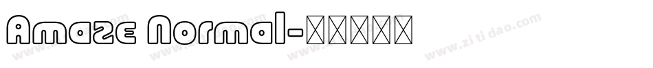 Amaze Normal字体转换